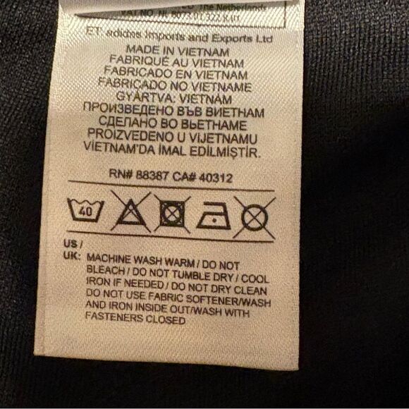 Adidas Womens Climacool Black‎ Joggers Size XL Blue Stripes Athletic Running - Picture 10 of 11